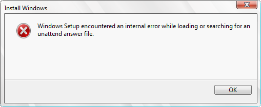Windows-Setup-encountered